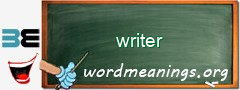 WordMeaning blackboard for writer